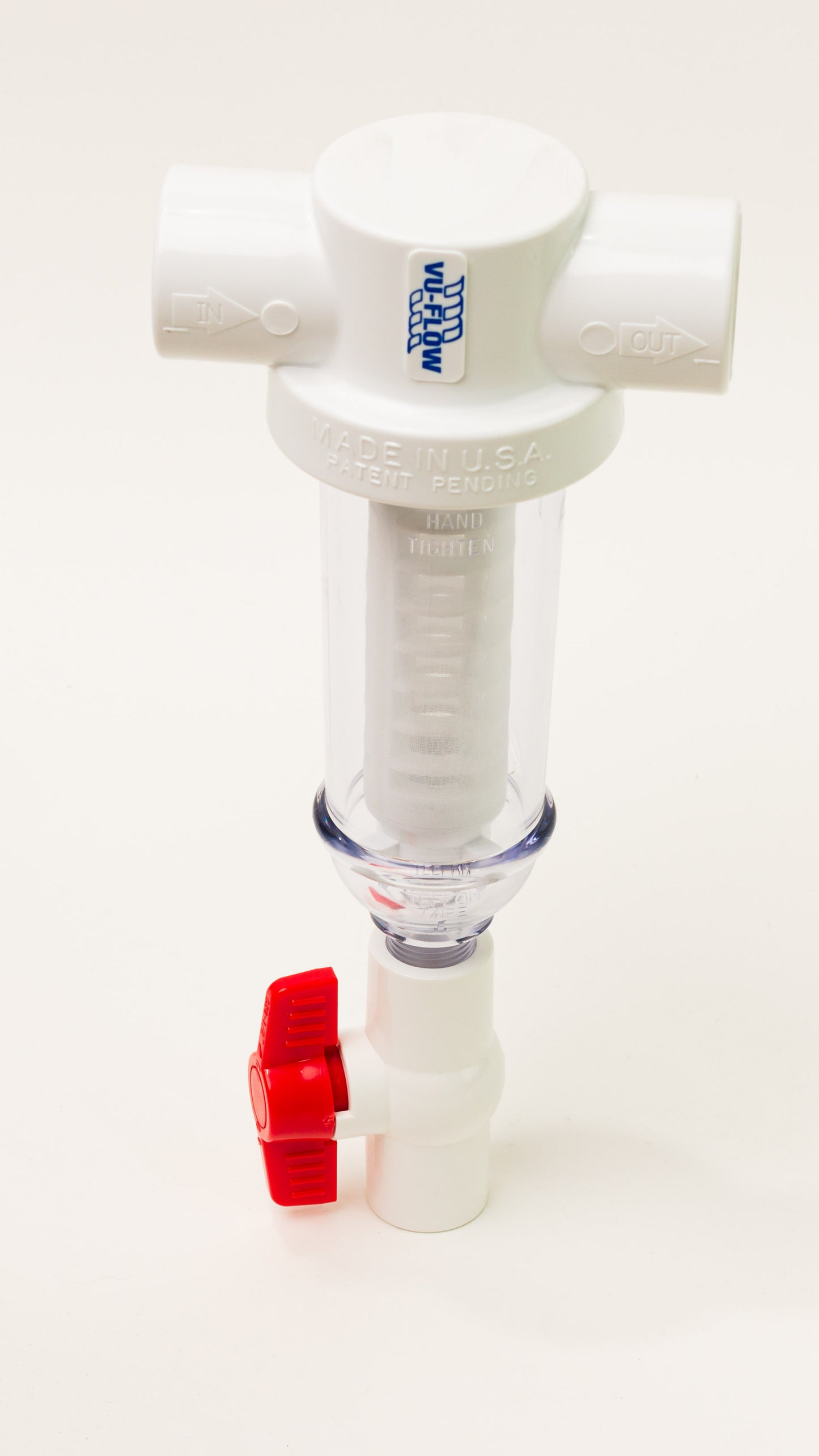 VU-FLOW 1” Filter 60 Mesh W/Purge Valve