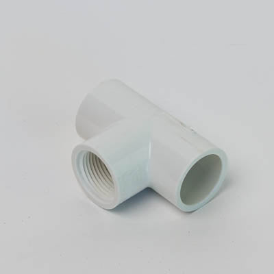 402-007 Sch 40 PVC Tee 3/4 in. Socket x FIPT