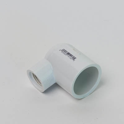 407-130 Sch 40 PVC 90 Degree Reducing Elbow 1 in. x 1/2 in. Socket x FIPT