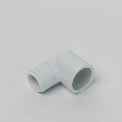 410-007 Sch 40 PVC 90 Degree Street Elbow 3/4 in. MIPT x Socket